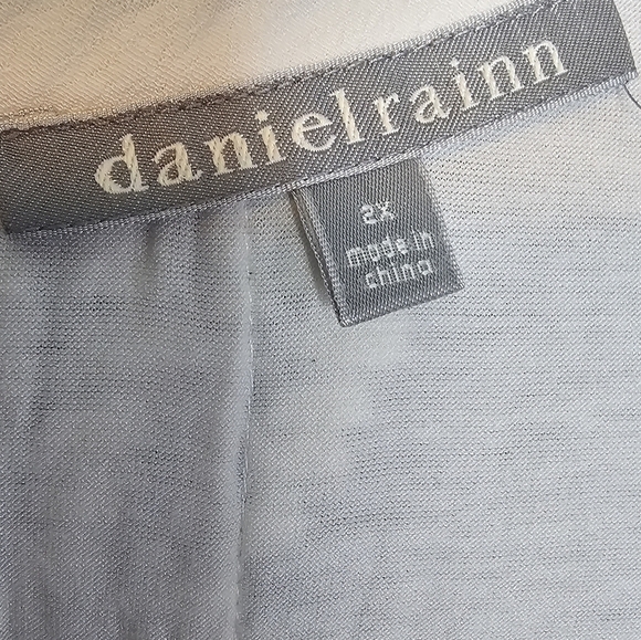 Daniel Rainn white lace sleeveless blouse size 2X - Picture 4 of 4